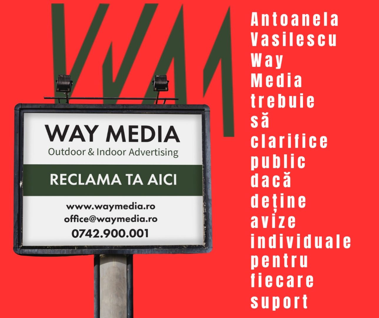 Way Advertise Production SRL și Radu Vasilescu: Investigarea steagurilor publicitare ilegale din București